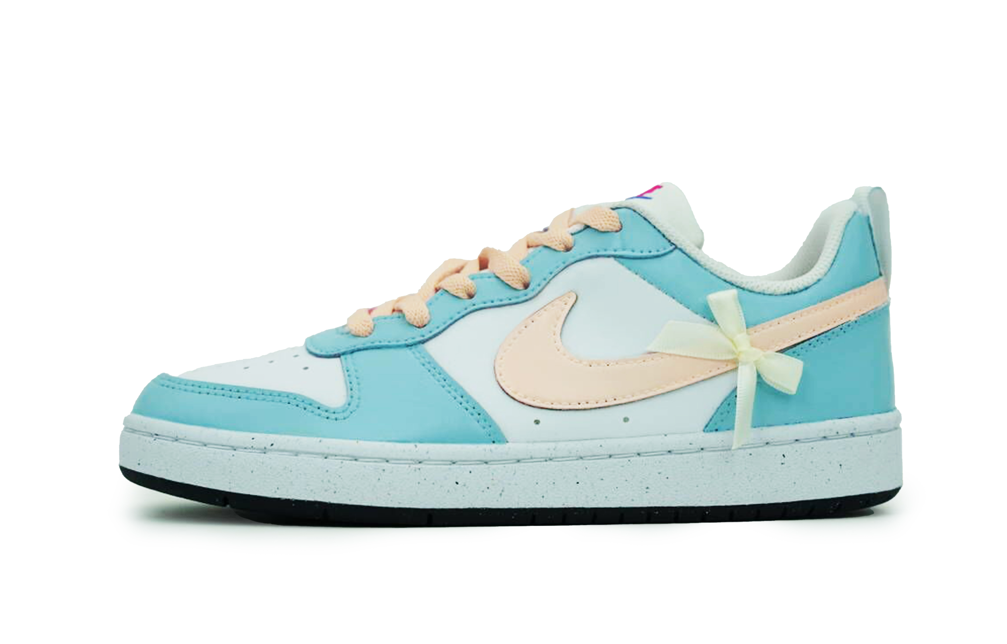 

Кроссовки Nike Court Borough 2 Skateboarding Shoes Women's Low-top Pink, цвет Blue butterfly dance