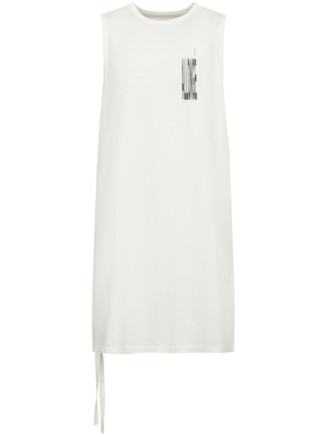 

MM6 Maison Margiela длинный топ без рукавов, белый