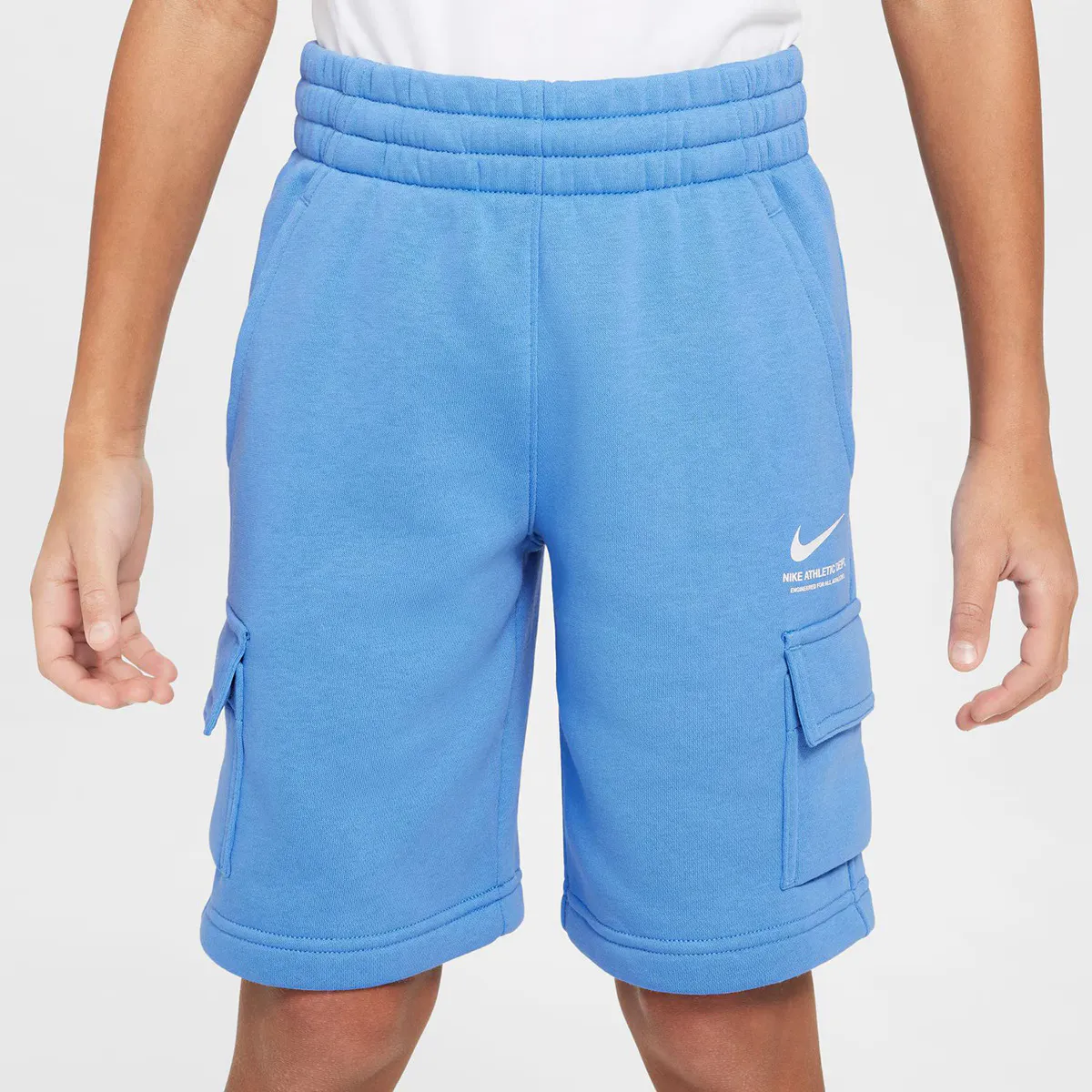 

Детские флисовые шорты-карго Nike, синий