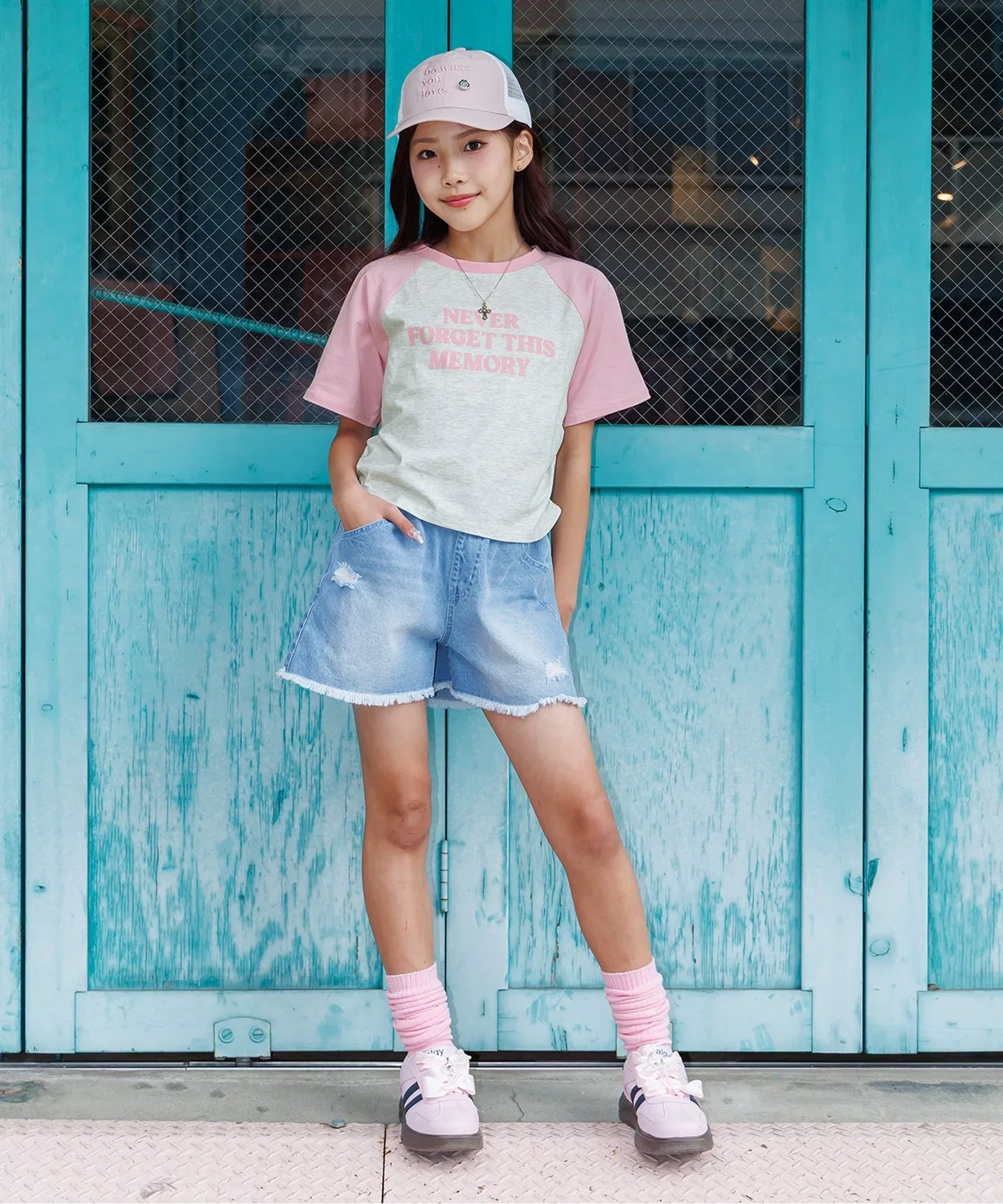 Носки Algy Color Loose Socks синие — фото 4