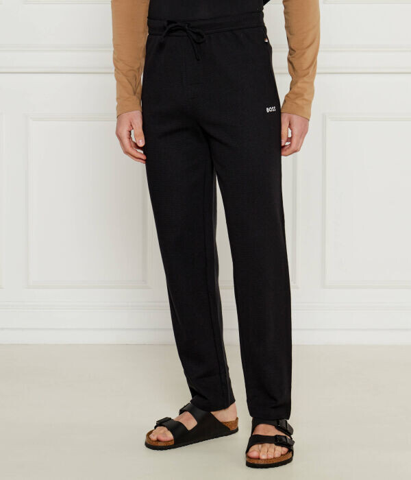 

Пижамные штаны Boss Waffle Regular Fit, черный