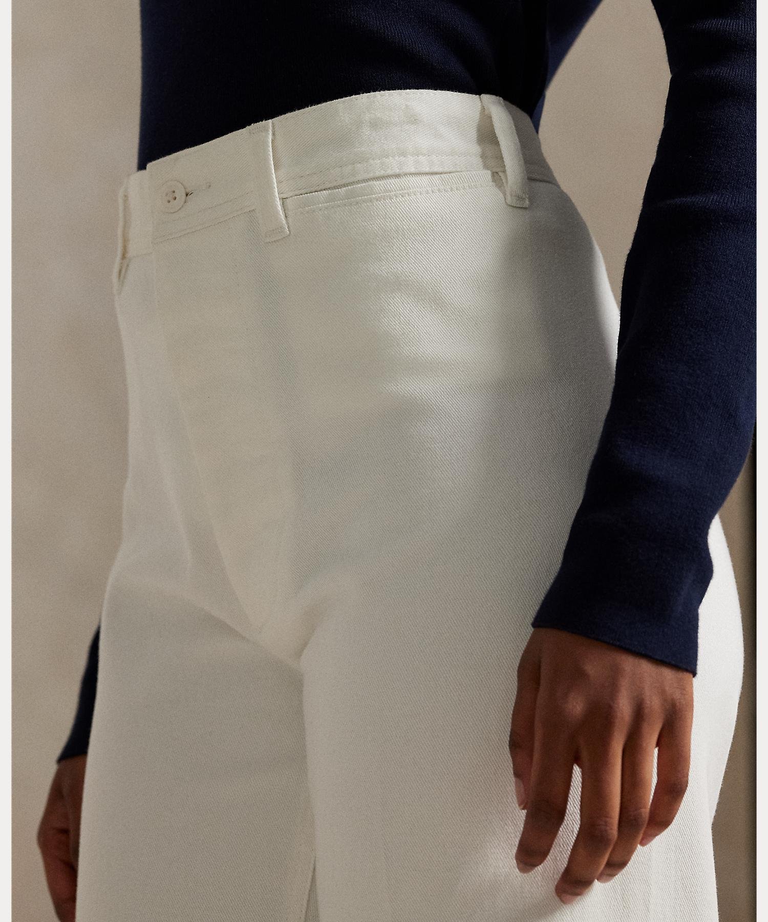 Брюки Beaton из эластичного хлопка Polo Ralph Lauren, 100 White — фото 3