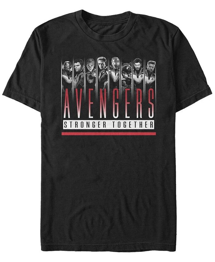 

Мужская футболка Marvel Avengers Endgame Stronger Together, с коротким рукавом Fifth Sun, черный