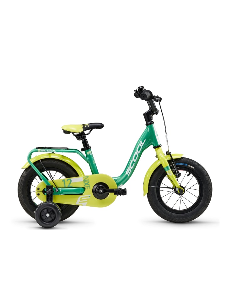 

Детский велосипед - niXe 12 дюймов, 1 скорость | от 2 лет - Зеленый/Саймовый S'COOL