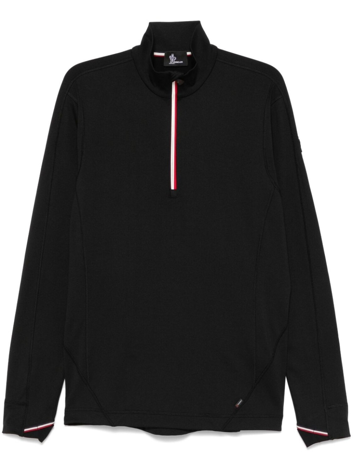 

Moncler Grenoble толстовка Polartec с воротником на молнии, черный