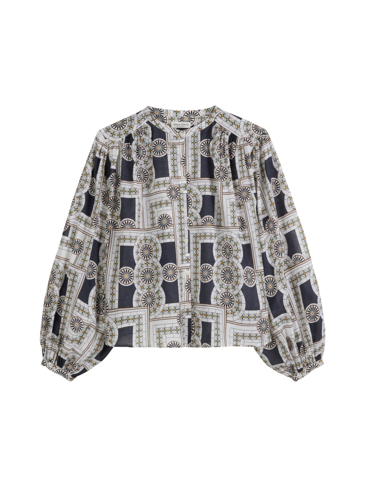 

Блузка Marc O'Polo, цвет multi/muted blue