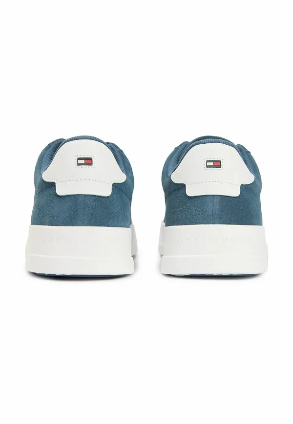 Контрастные кроссовки для корта на каблуке Tommy Hilfiger, Aegean Sea — фото 4