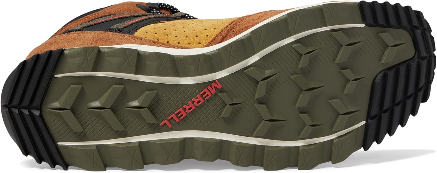 Мужские водонепроницаемые кожаные ботинки Merrell Wildwood Mid, Spice — фото 3