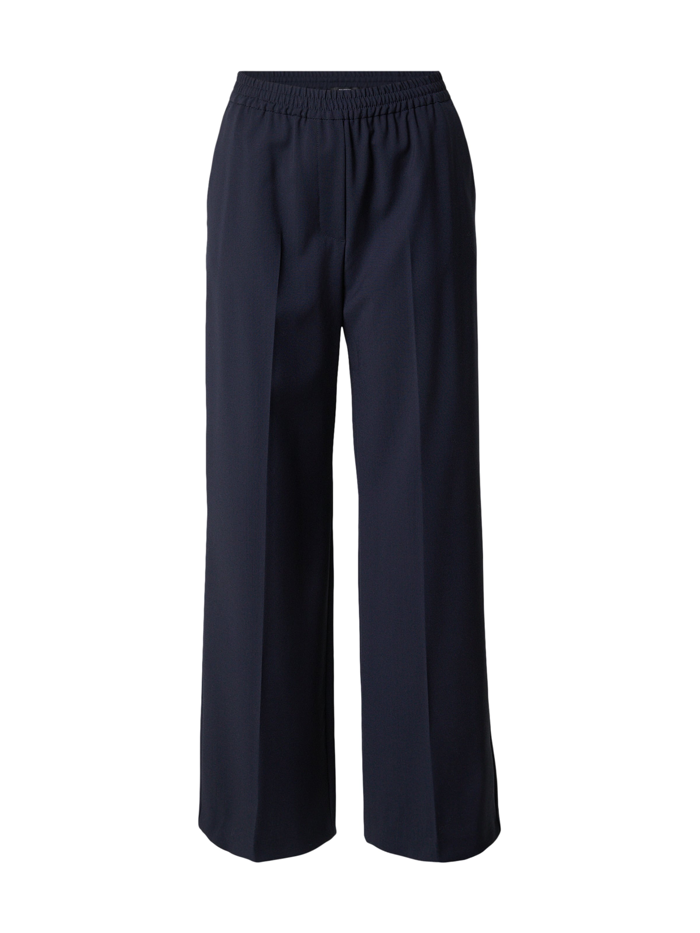 

Weekend Max Mara Широкие брюки со складками 'MALLO' в цвете Navy