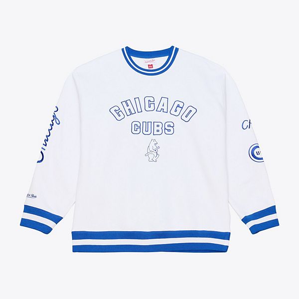 

Мужской белый свитшот Chicago Cubs Arctic Fleece Mitchell & Ness