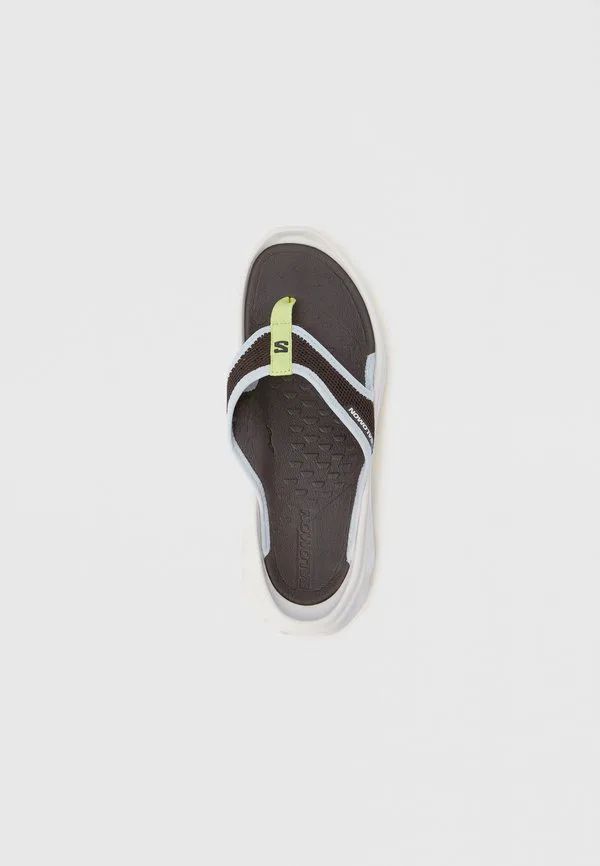 Сандалии для ходьбы reelax break 6.0 Salomon, Earth Brown/Vanilla Ice/Sunny Lime — фото 4