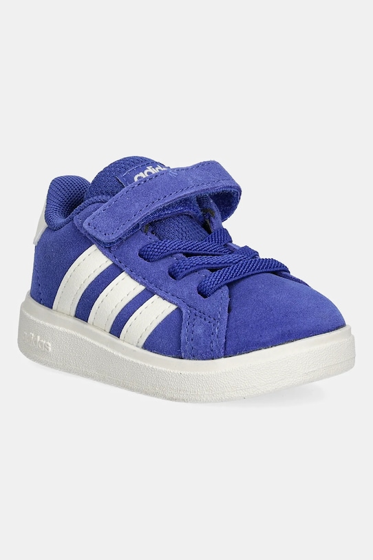 

Детские замшевые кроссовки Grand Court 00s Adidas, синий