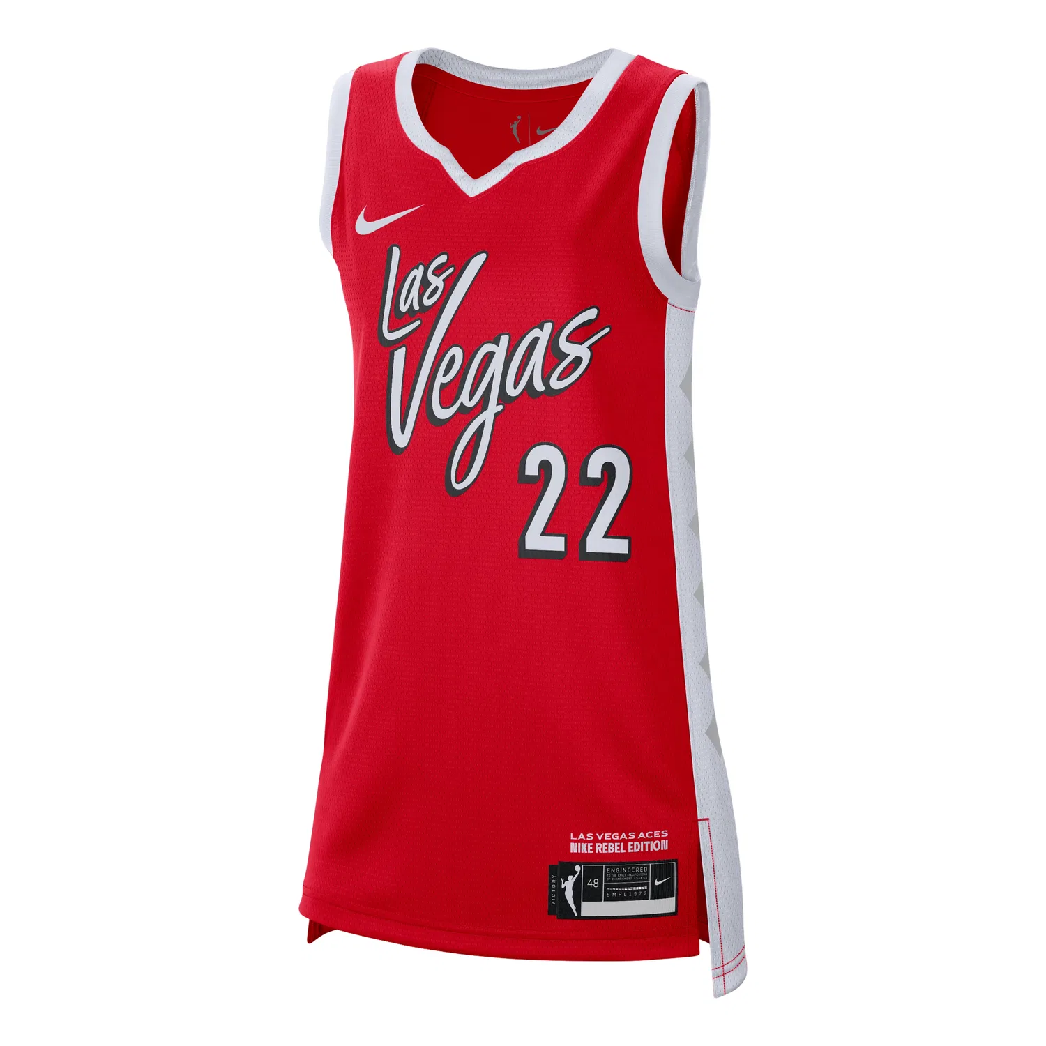 Футболка Nike A'ja Wilson Las Vegas Aces 2026 Rebel Edition Dri-FIT WNBA, красный
