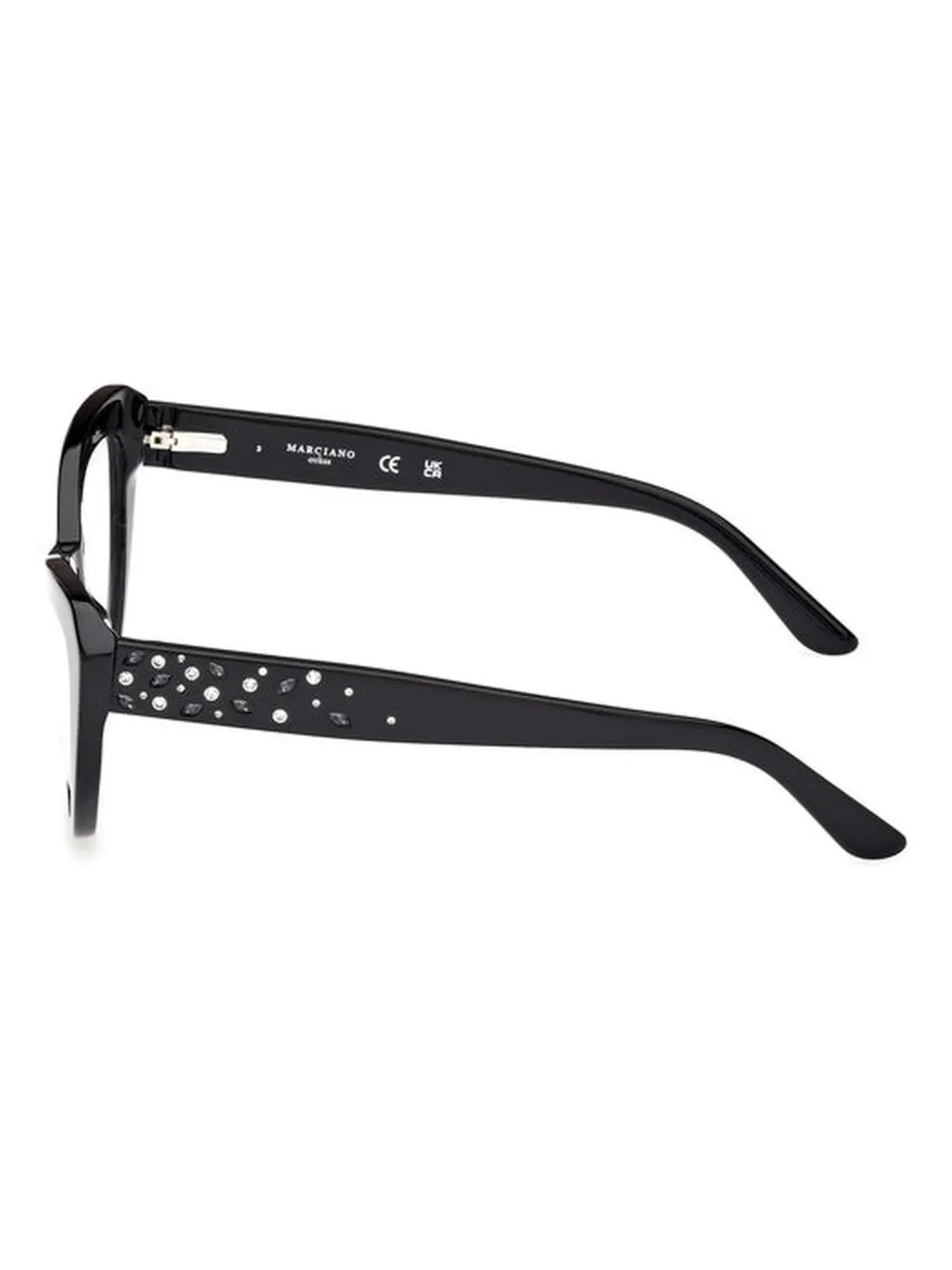

Очки в геометрической оправе GUESS EYEWEAR, черный