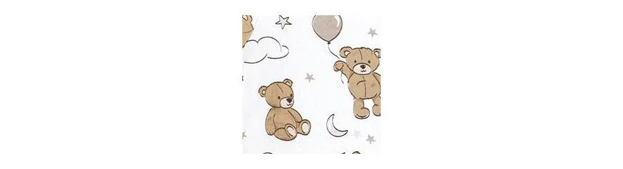Комплект из трех мягких хлопковых боди Hudson Baby, Dreamy Teddy — фото 2