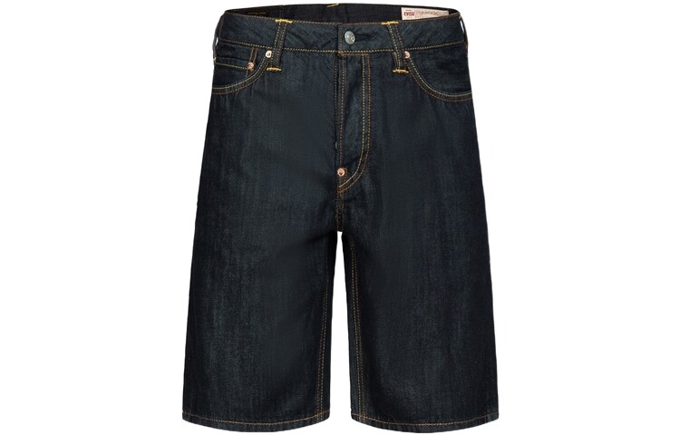 

Джинсовые шорты мужские джинсовые синие Evisu, синий