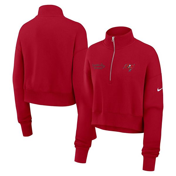 

Женский красный свитшот Tampa Bay Buccaneers Primetime Phoenix на молнии Nike