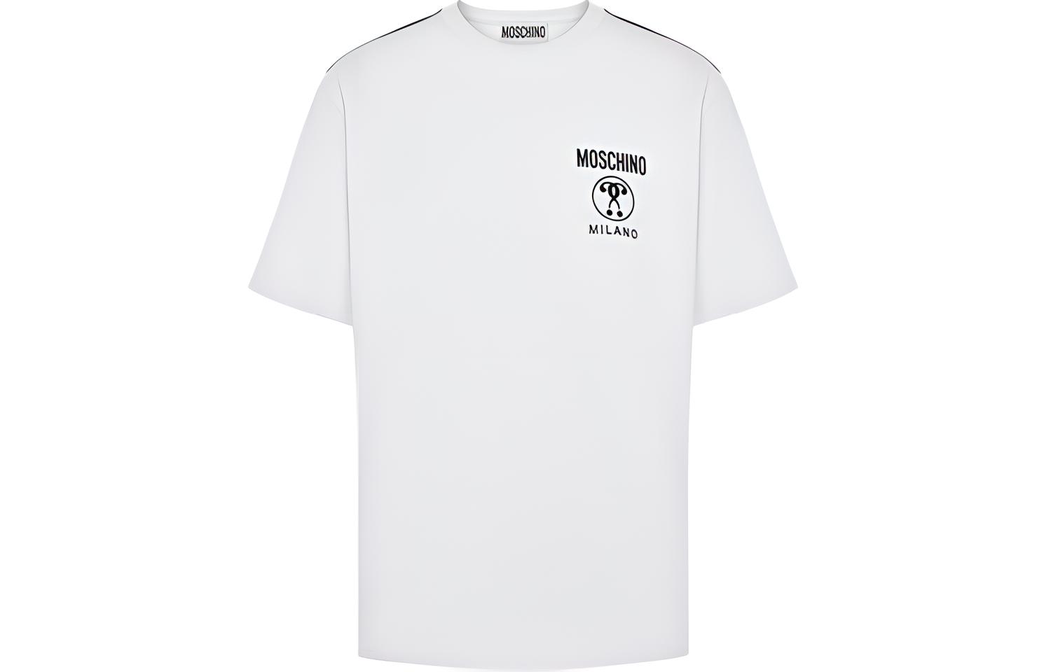 

Футболка с логотипом MOSCHINO, белая