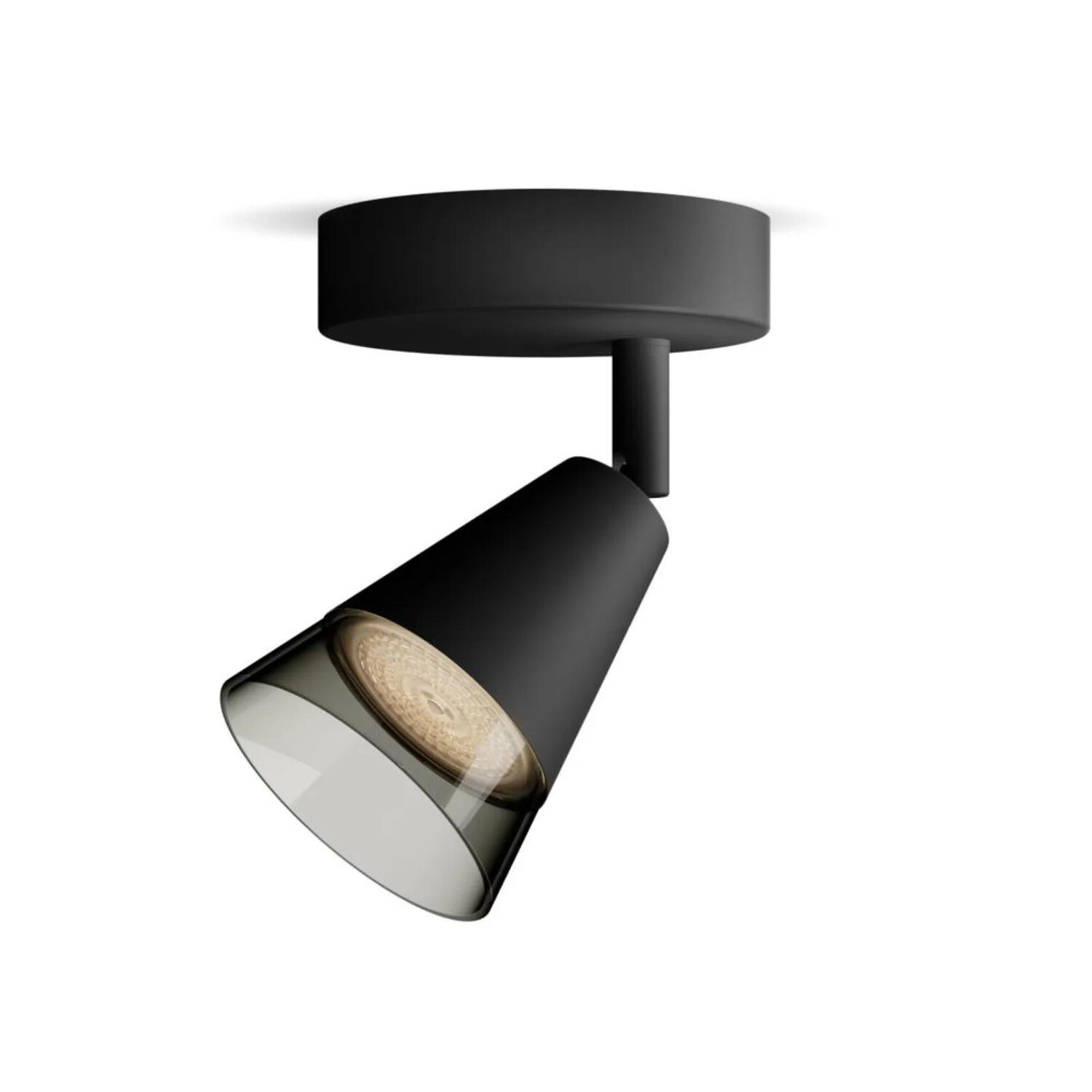 

Потолочный светильник Philips, 4,7x4,7x10 см, черный/черный