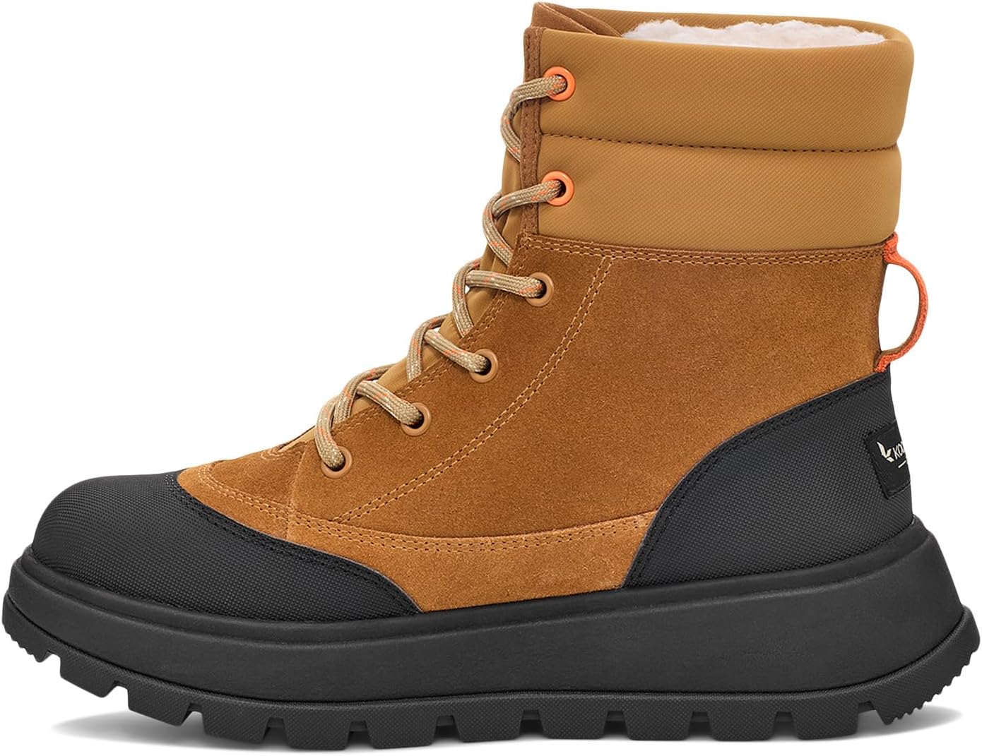 Женские зимние ботинки Koolaburra by UGG Deza на толстой подошве, каштановый — фото 4