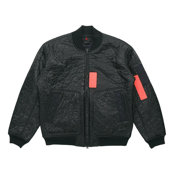 

Куртка Air Jordan 23 Engineered MA-1 Men's Basketball Embroidered LOGO Baseball Jacket Black, черный
