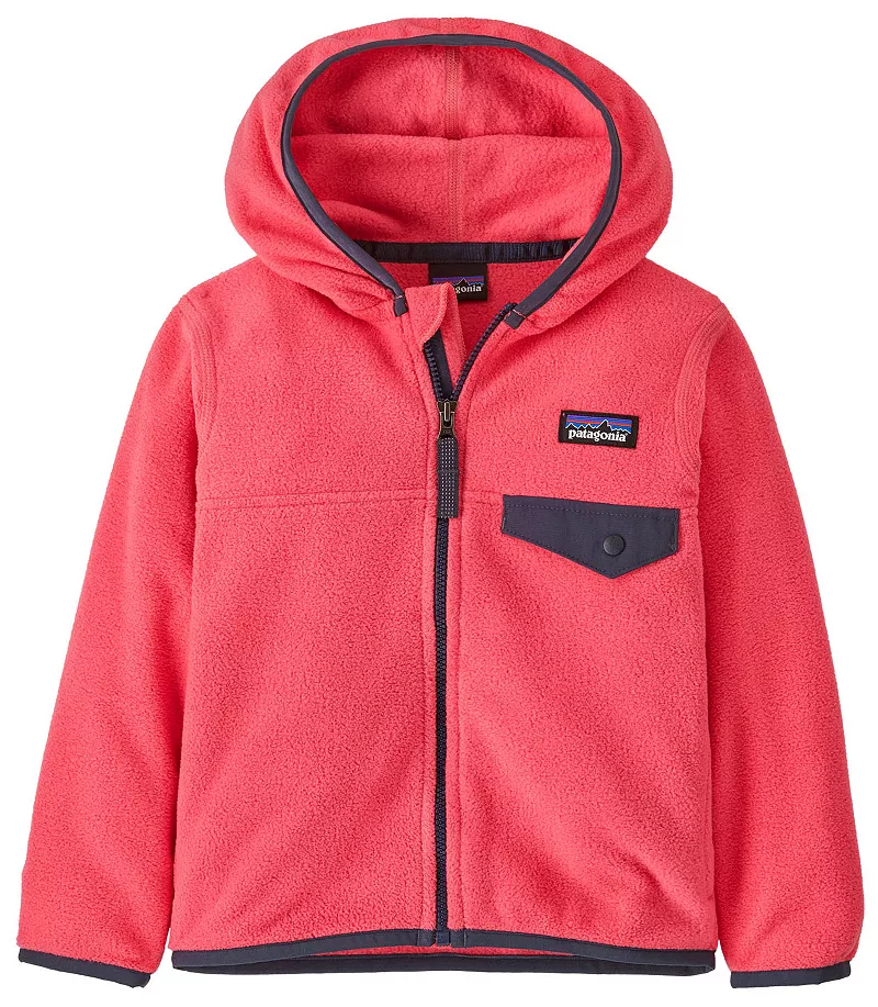 

Флисовая куртка Patagonia для мальчиков Micro D Snap-T, цвет Sierra Pink