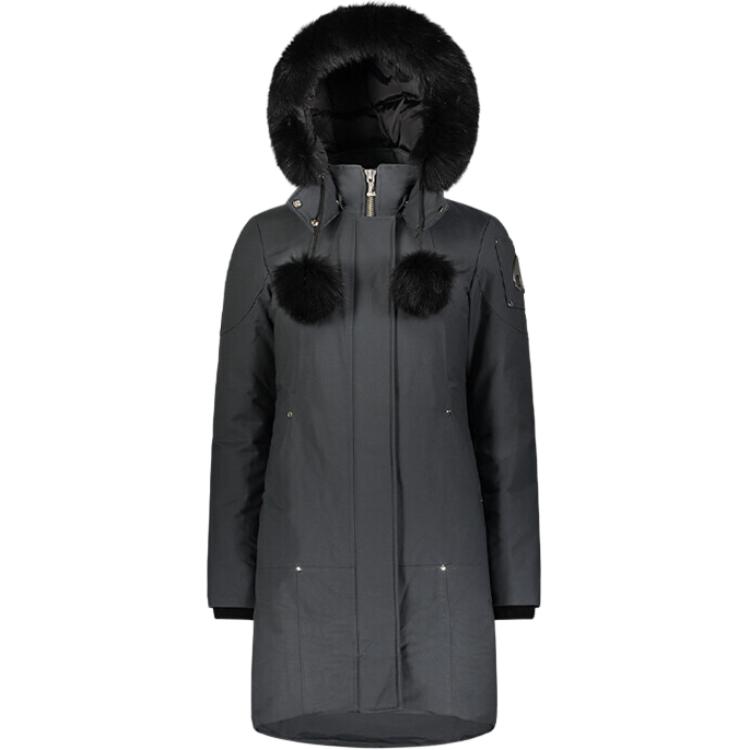 

Женская пуховая куртка Moose Knuckles, темно-серый/черный Collar