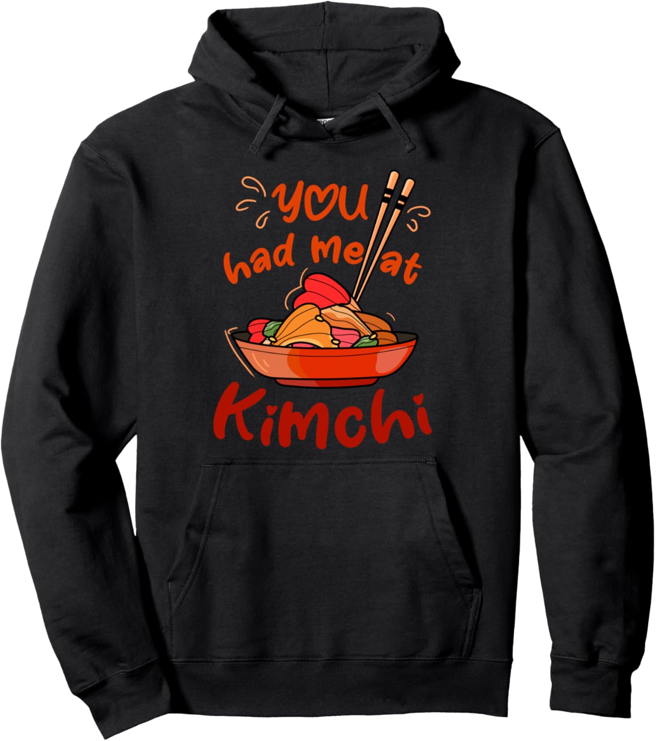 

Корейская еда, любитель острой еды, любитель кимчи, Корея, худи Kimchi Gift, черный