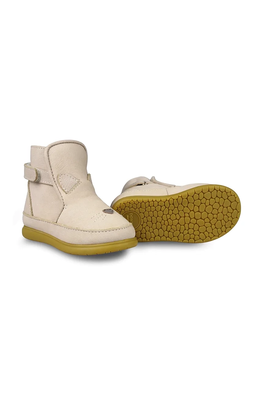 

Dubu Classic Shoes Bunny детская замшевая зимняя обувь Donsje, бежевый