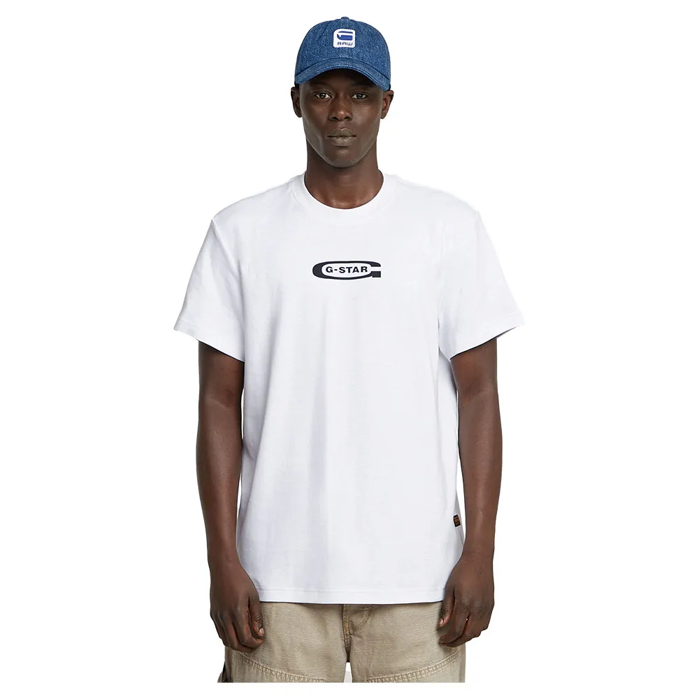

Футболка с коротким рукавом G-Star Old Skool Logo, белый
