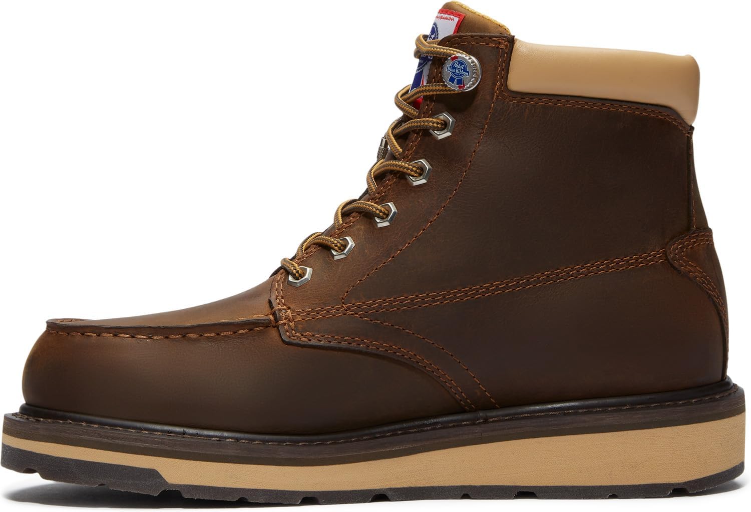 Timberland PRO мужские 6-дюймовые PBR Gridworks Soft Toe Waterproof ботинки, Brown — фото 4