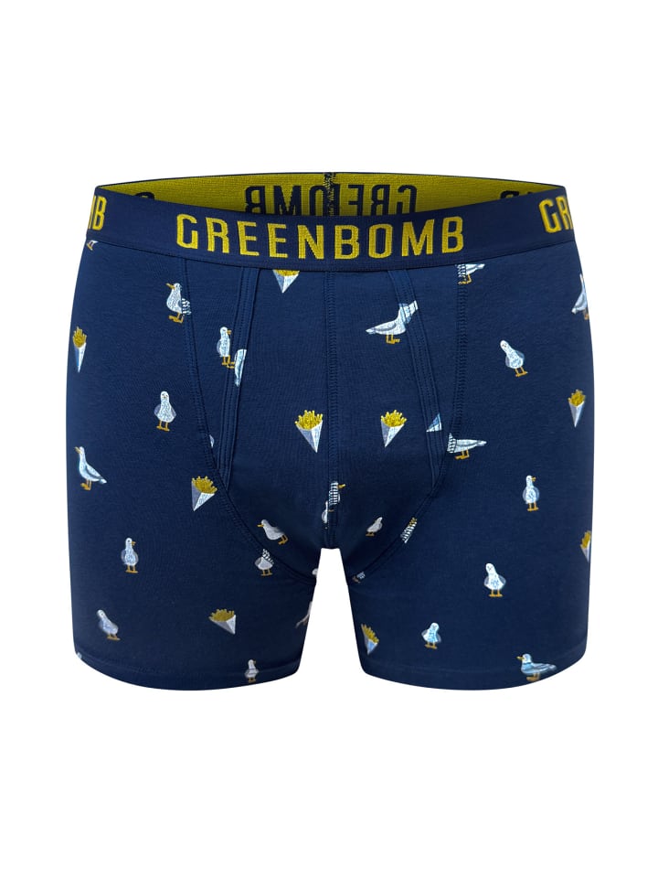 

Боксеры GreenBomb, темно-синий