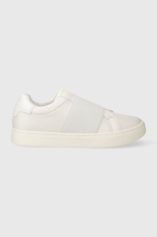 

Кожаные кроссовки CLEAN CUPSOLE SLIP ON Calvin Klein, белый