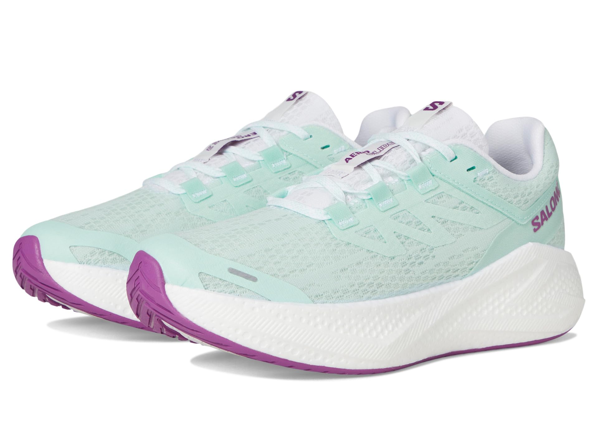 Кроссовки Salomon Aero Glide 3, цвет Bay/White/Willowherb