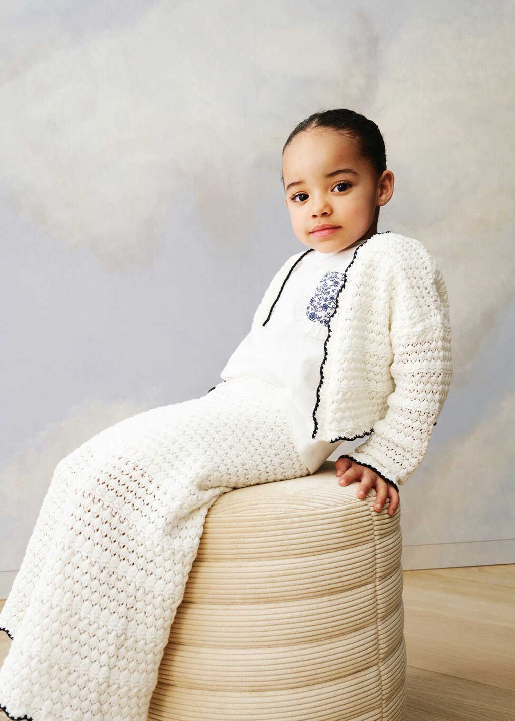 

Кардиган LILIA Mango Kids, белый