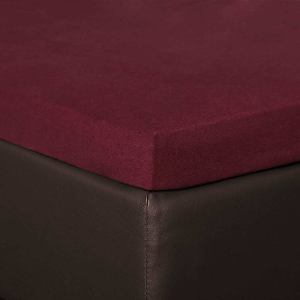 

Bettwaren-Shop Топпер листовой дом марки 180x200 - 200x220 см бордовый