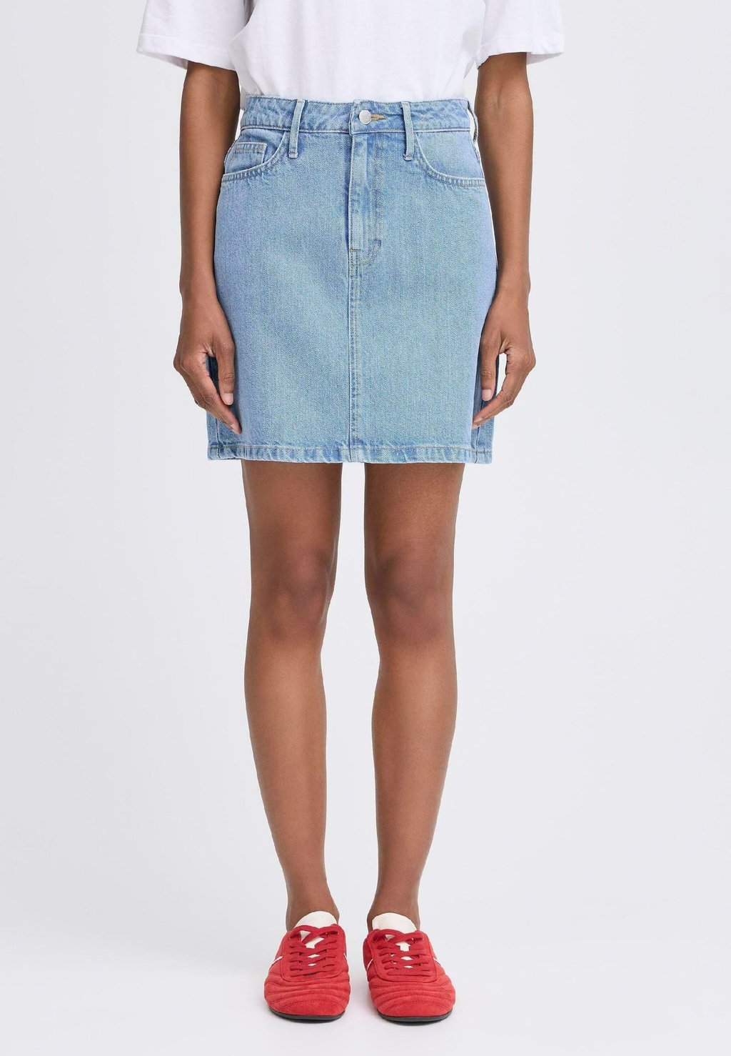 

Джинсовая юбка BYKALLIE - Mini skirt b.young by Zalando, синий