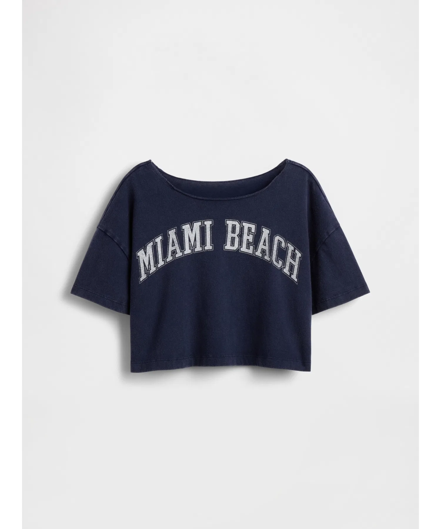 Детская футболка GAP Oversized Wide Neck T-Shirt — фото 2