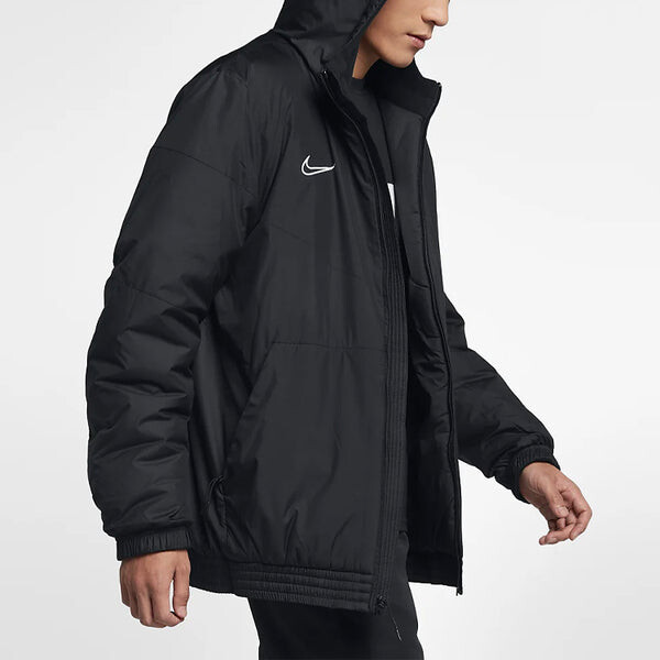 Куртка Nike Sports Soccer/Football Hooded Jacket Black, черный — фото 3