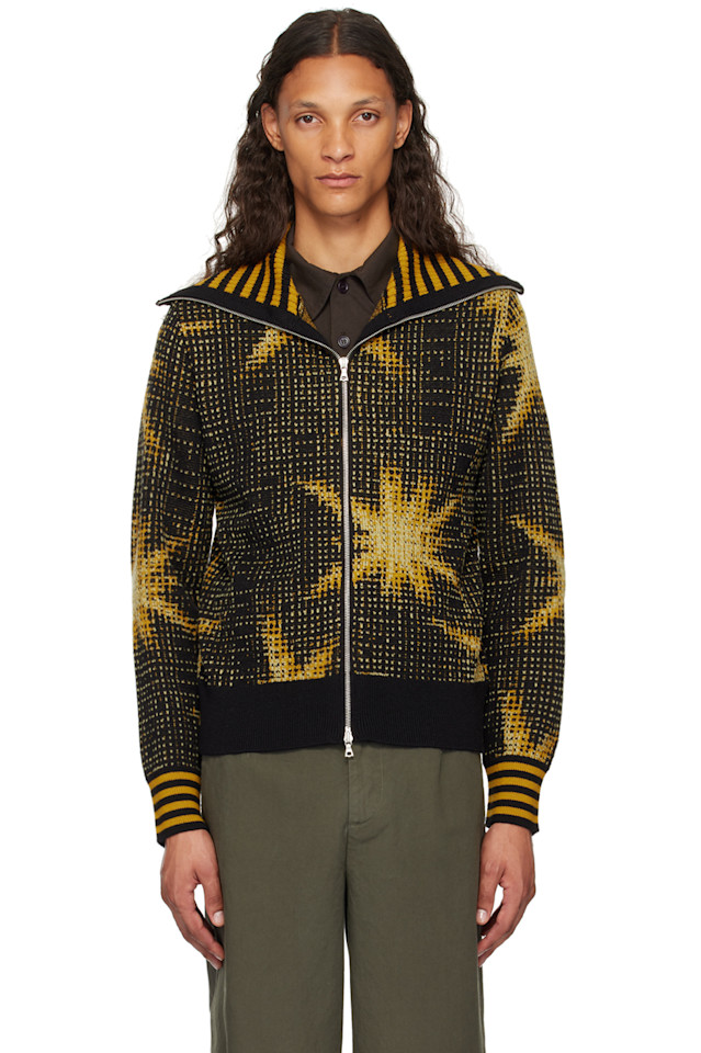 

Зип-свитер Dries Van Noten, черный