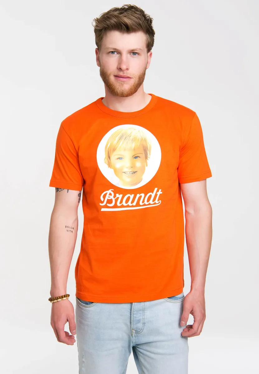 

Logoshirt Футболка "Brandt Zwieback", с ретро-принтом, цвет Orange