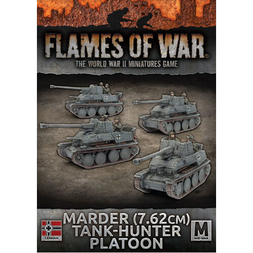

Фигурки Flames Of War: Marder (7.62Cm) Tank Hunter Platoon