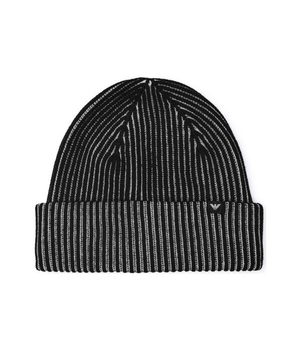 

Шапка шерстяная Emporio Armani, черный