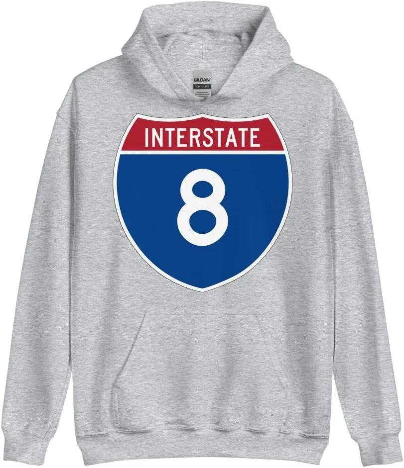 Толстовка Interstate 8 Generic, серый