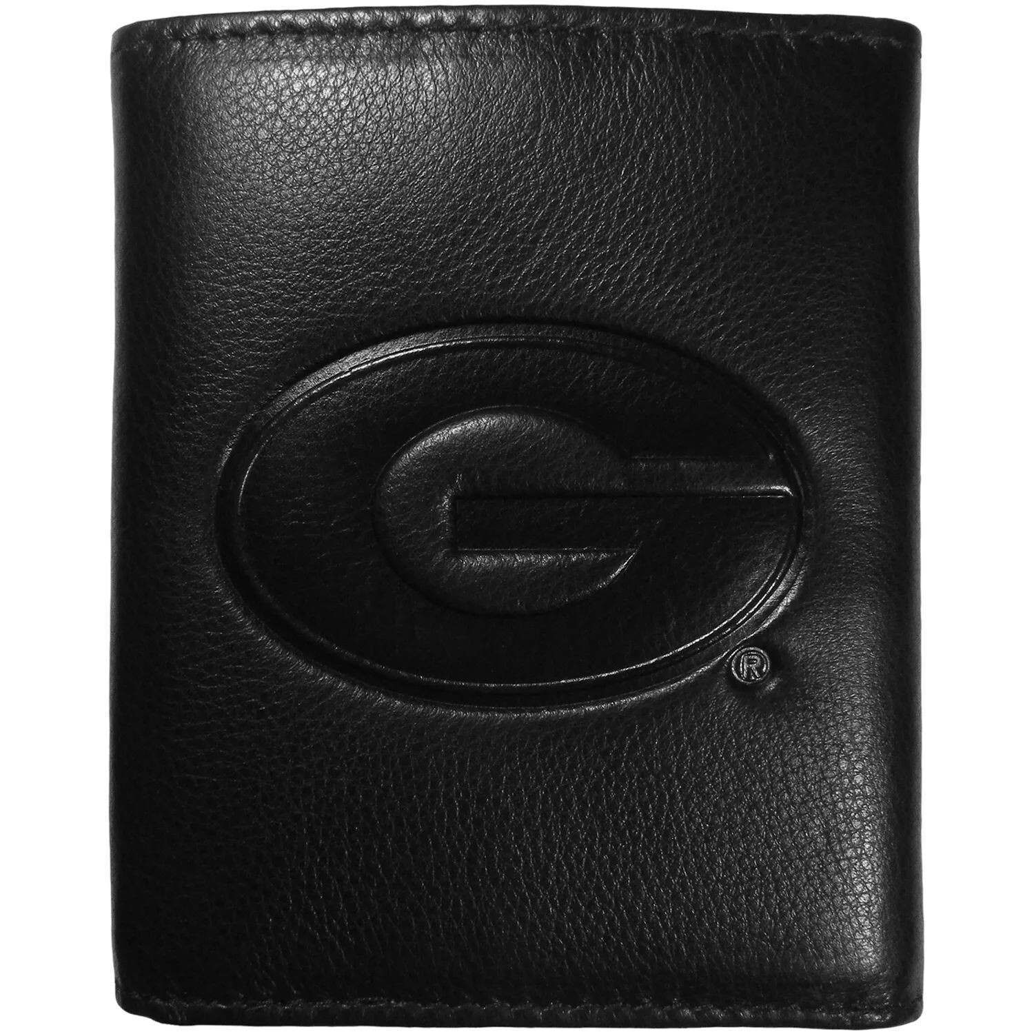 

Кошелек тройного сложения Georgia Bulldogs из кожи с тиснением