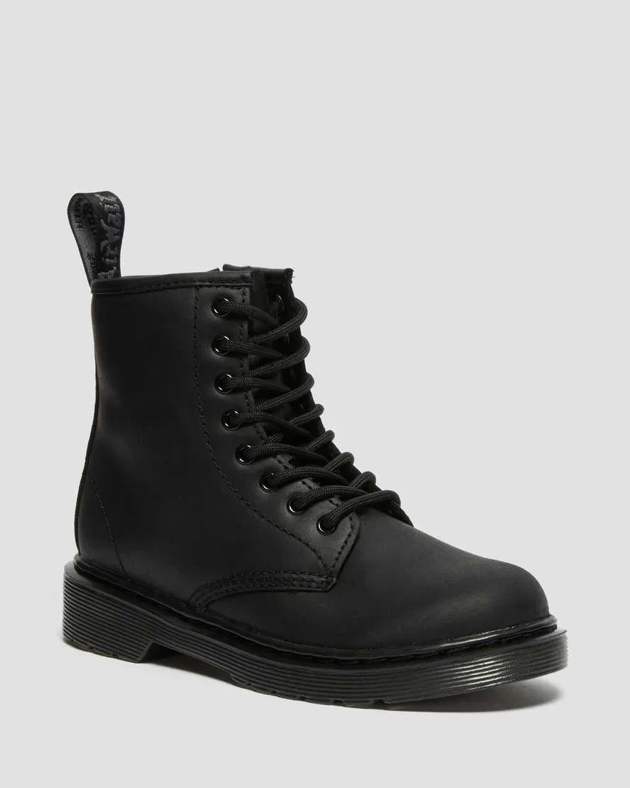 Детские ботинки Junior 1460 с подкладкой из искусственного меха Dr Martens, черный