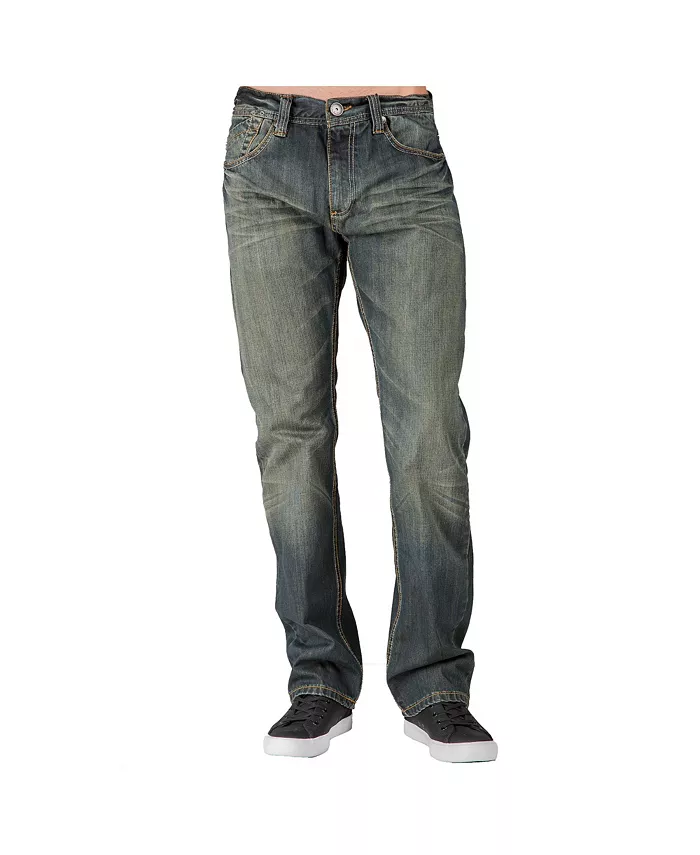 

Мужские джинсы Relaxed Straight Handcrafted Wash Premium Denim Signature Level 7, синий