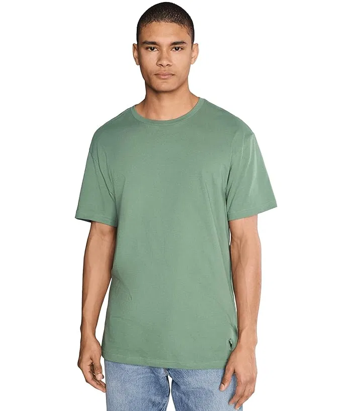 Футболка с круглым вырезом Slim Fit Polo Ralph Lauren, Fatigue/Polo Black/Andover Heather