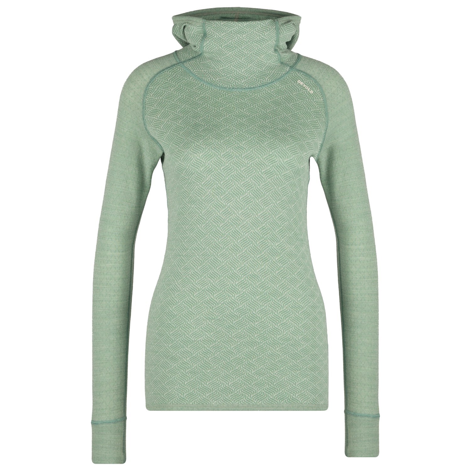 

Рубашка из мериноса Devold Kvitegga Hoodie, цвет Raw White