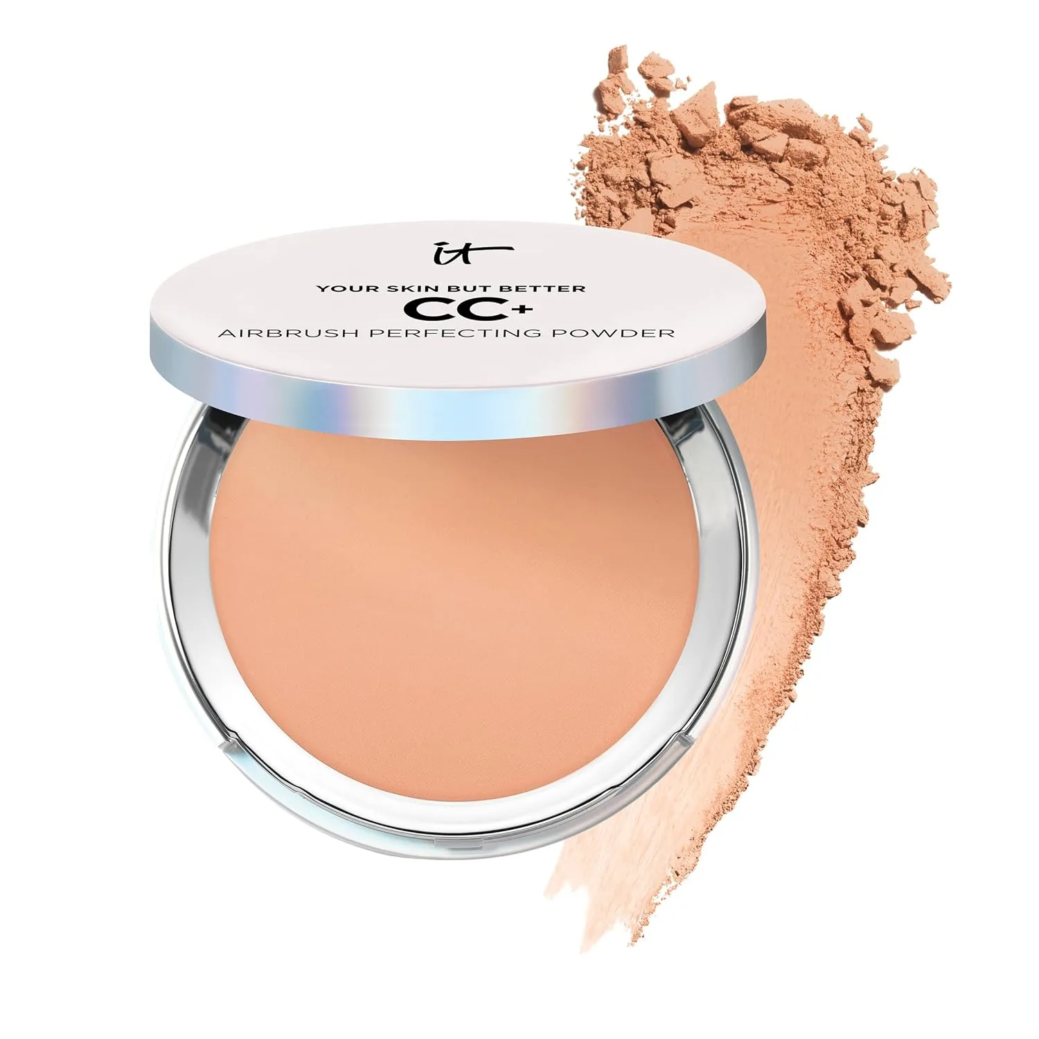 Пудра-основа IT Cosmetics CC+ Airbrush Perfecting Powder Foundation, с эффектом аэрографа, Tan